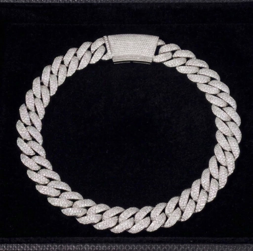 18mm Cuban Link Chain - Silver