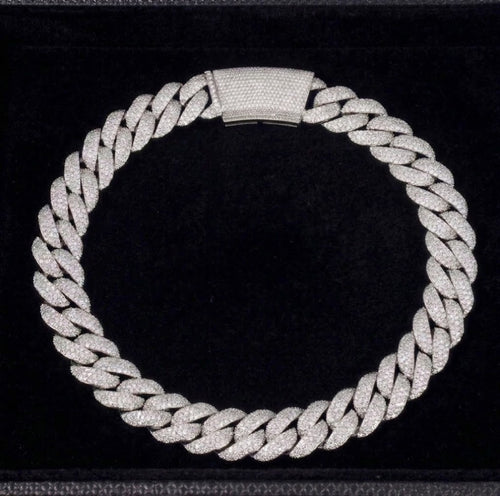 18mm Cuban Link Chain - Silver