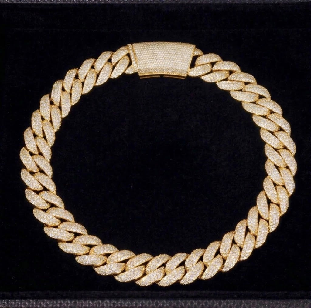 18mm Cuban Link Chain - Gold