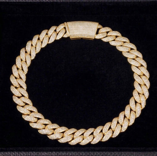 18mm Cuban Link Chain - Gold