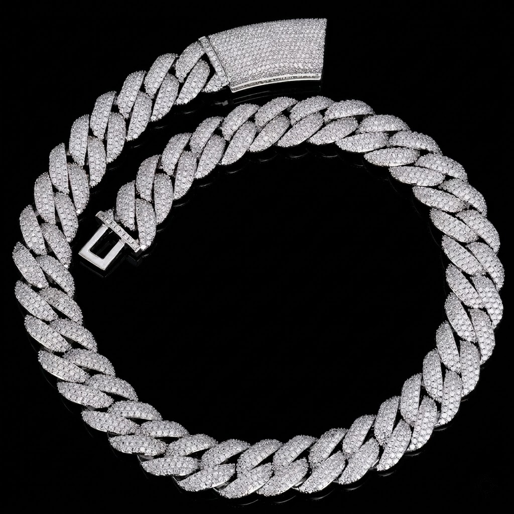 18mm Cuban Link Chain - Silver